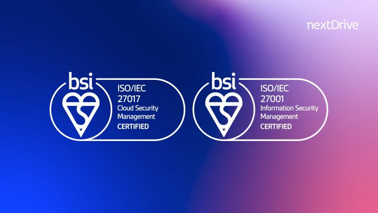 NextDrive ISO27001 ISO27017